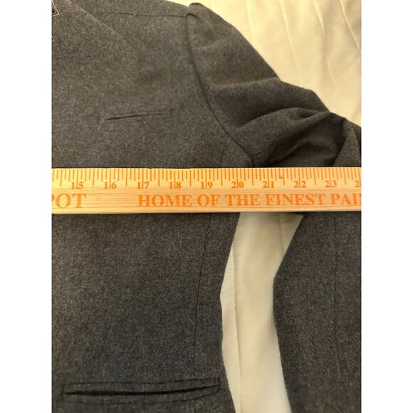 Vtg Y2k The Limited Womens Wool Scalloped Edge  Blazer Jacket Sz10 Whimsygoth - Picture 7 of 9